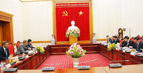 ເພີ່ມທະວີການພົວພັນລະຫວ່າງກະຊວງຕຳຫຼວດຫວຽດນາມ ກັບບັນດາອົງການປະຕິບັດກົດໝາຍ ສີລັງກາ